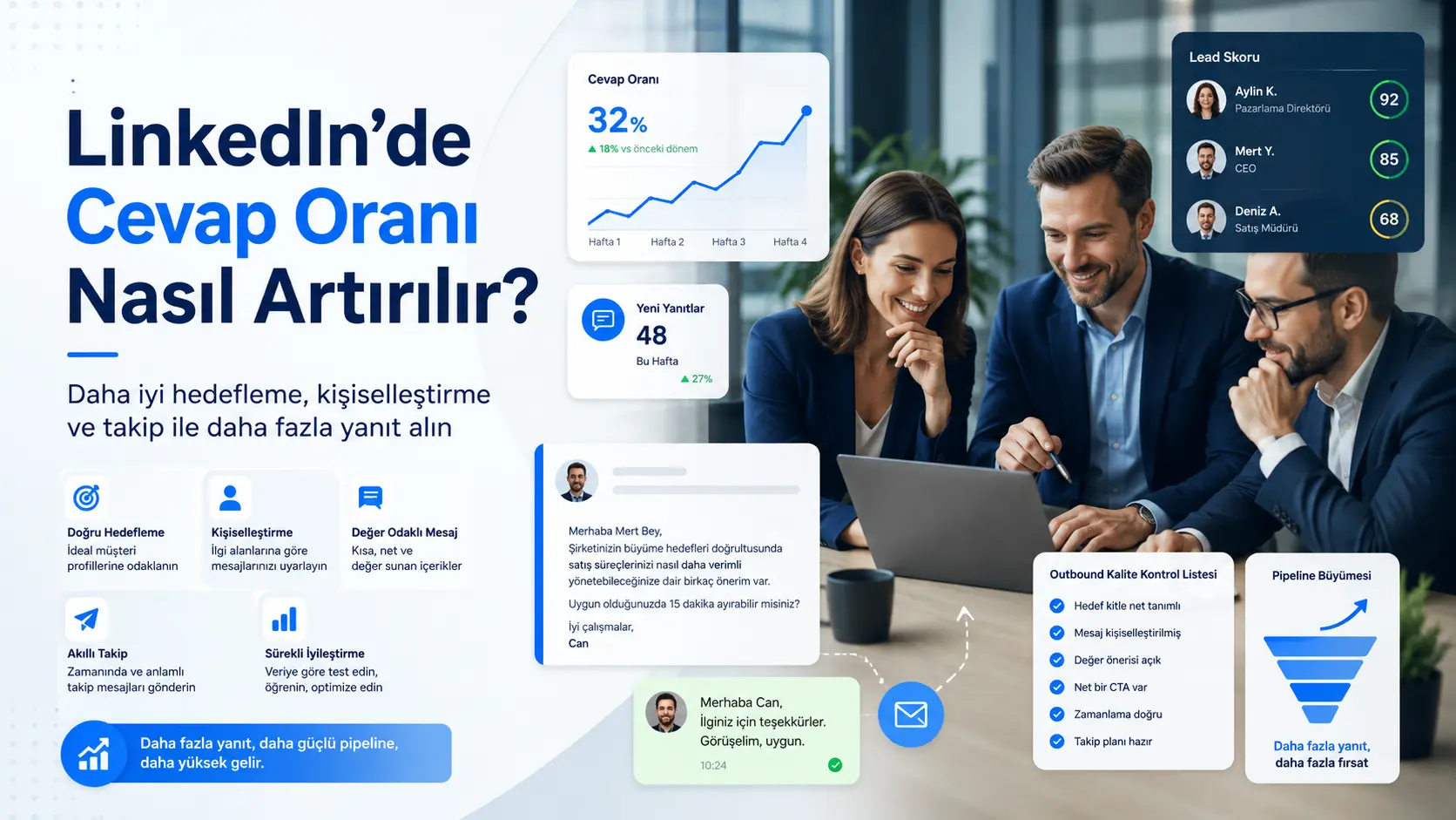 LinkedIn’de Cevap Oranı Nasıl Artırılır?