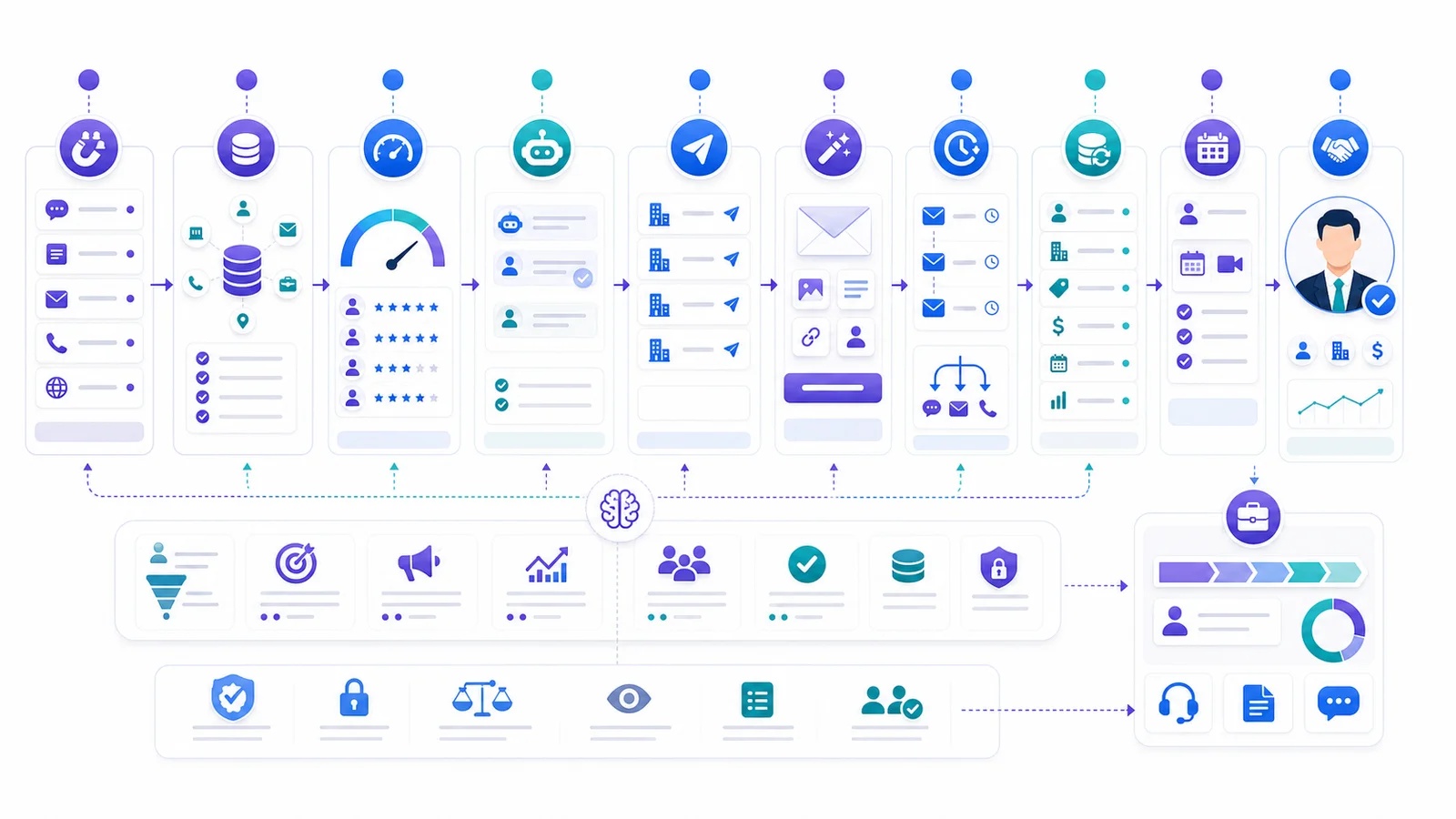 AI Sales Process Automation: End-to-End Guide for B2B Sales Teams