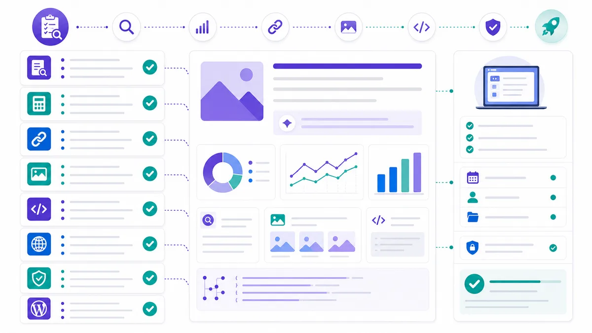 Pre-publish checklist for AI sales statistics article sources, links, metadata, and image readiness