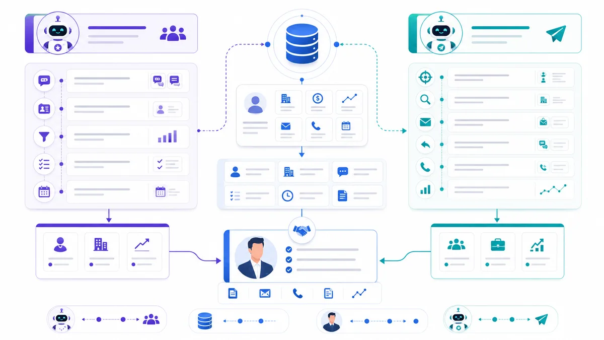 Alim inbound, Vera outbound, and human closer handoff workflow