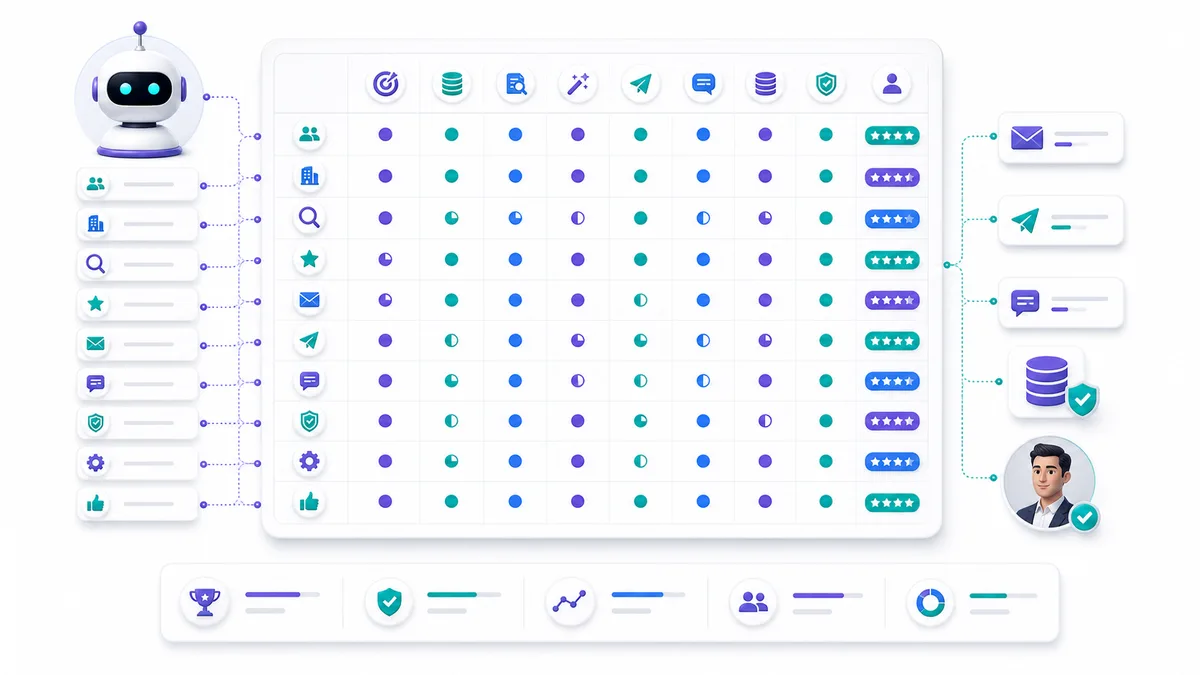 Outbound AI sales agent evaluation checklist for 2026