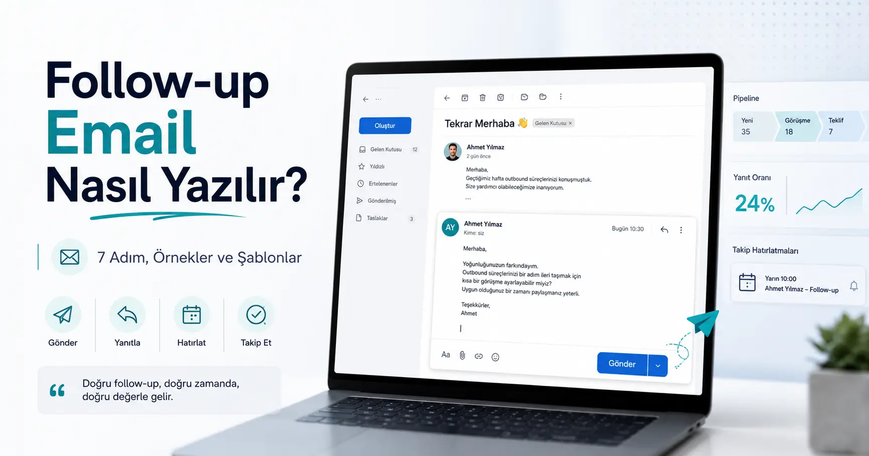Follow-up Email Nasıl Yazılır? 7 Adım ve Şablonlar